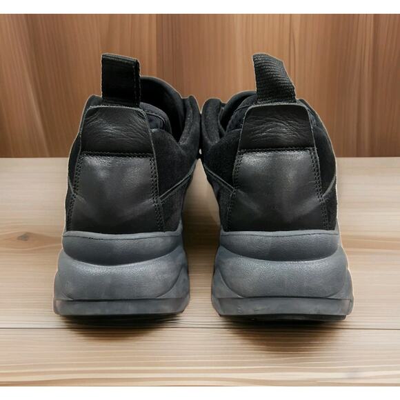 Acne Studios Manhattan Rockaway Suede Trainers Black Sneakers Size 45